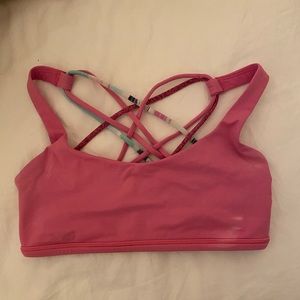 Pink Lululemon bra size 4